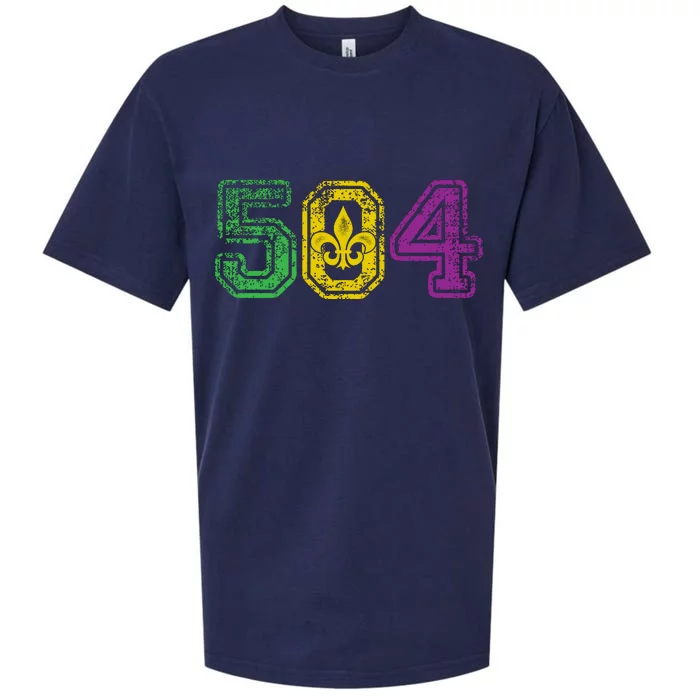 504 New Orleans Mardi Gras Sueded Cloud Jersey T-Shirt