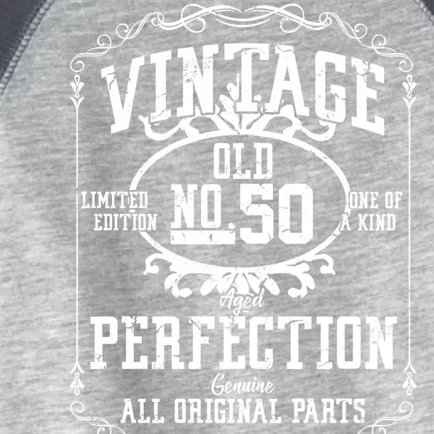 50th Birthday Genuine All Original Parts Toddler Fine Jersey T-Shirt