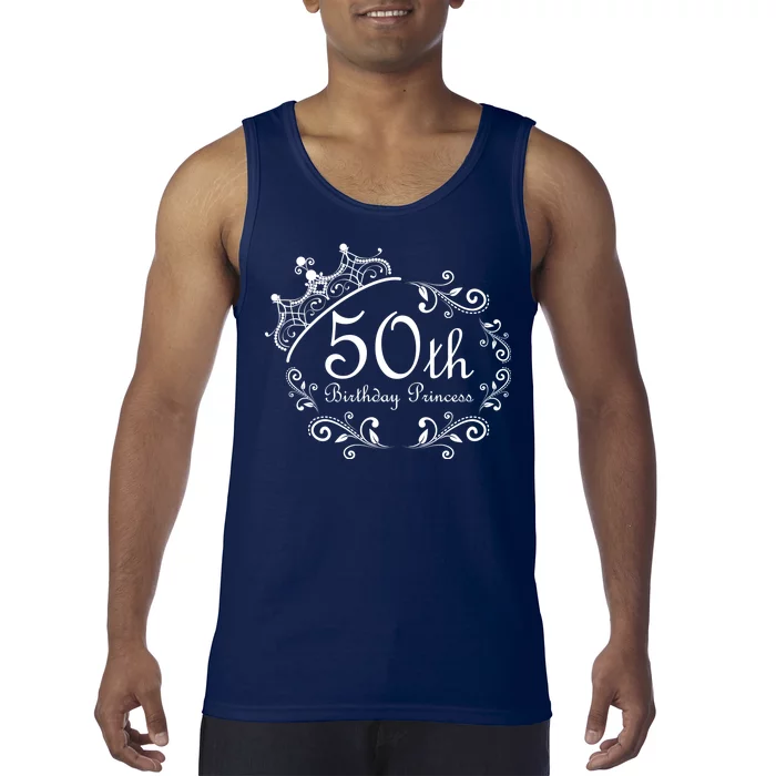 50th Birthday Princess Tank Top