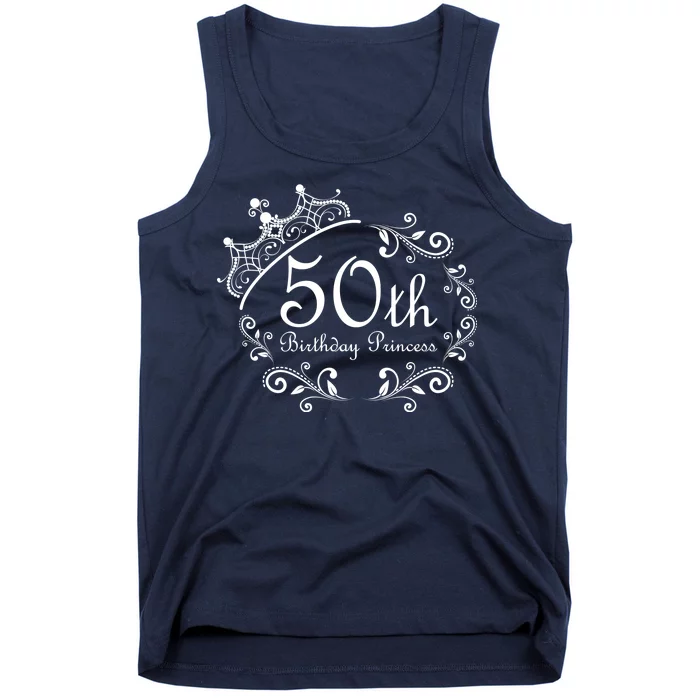 50th Birthday Princess Tank Top