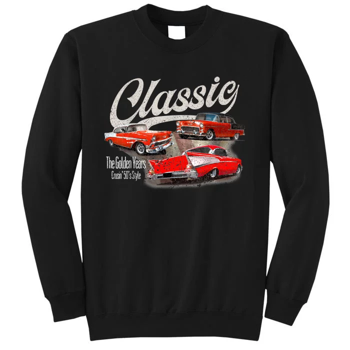 55 56 57 Bel Air Truck Trifive Vintage Cars Tall Sweatshirt