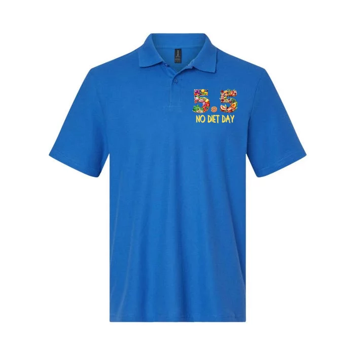 5 5 International No Diet Day Gift Softstyle Adult Sport Polo