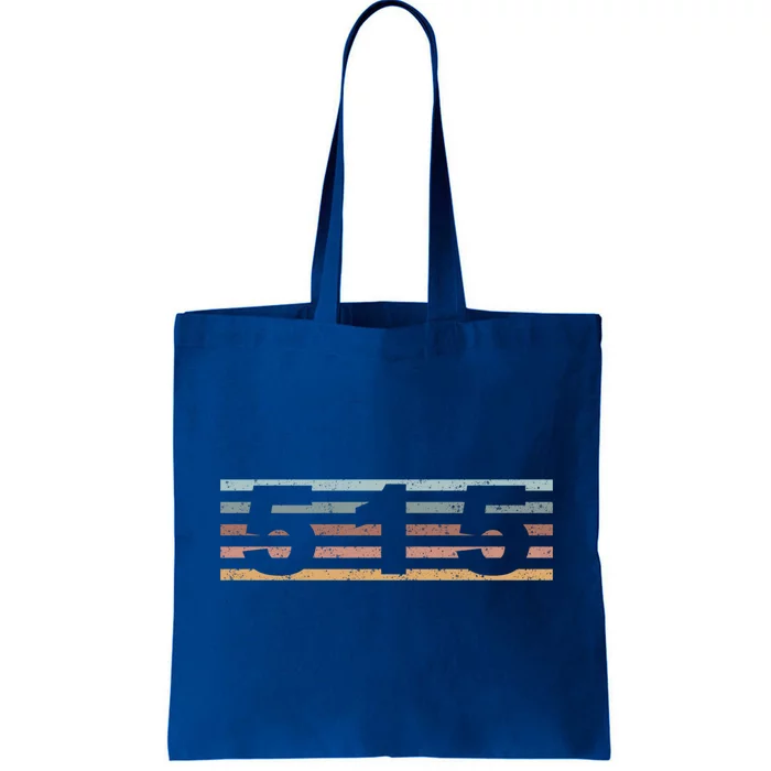 515 Area Code Retro Iowa Des Moines Gift Tote Bag