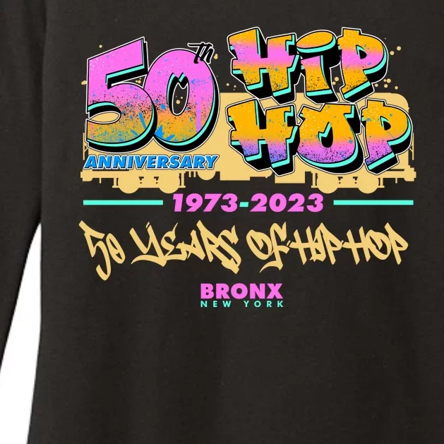 50th Anniversary Of Hip Hop Bronx New York Womens CVC Long Sleeve Shirt