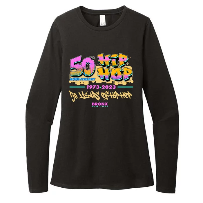 50th Anniversary Of Hip Hop Bronx New York Womens CVC Long Sleeve Shirt