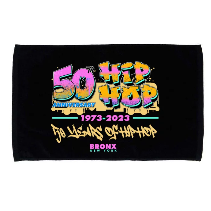 50th Anniversary Of Hip Hop Bronx New York Microfiber Hand Towel