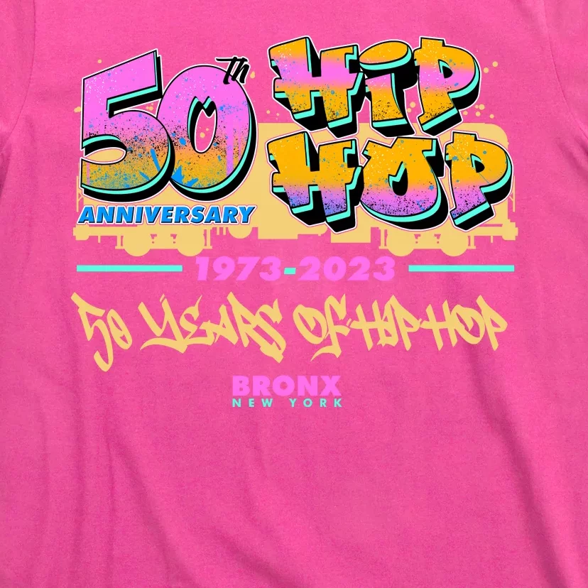 50th Anniversary Of Hip Hop Bronx New York T-Shirt