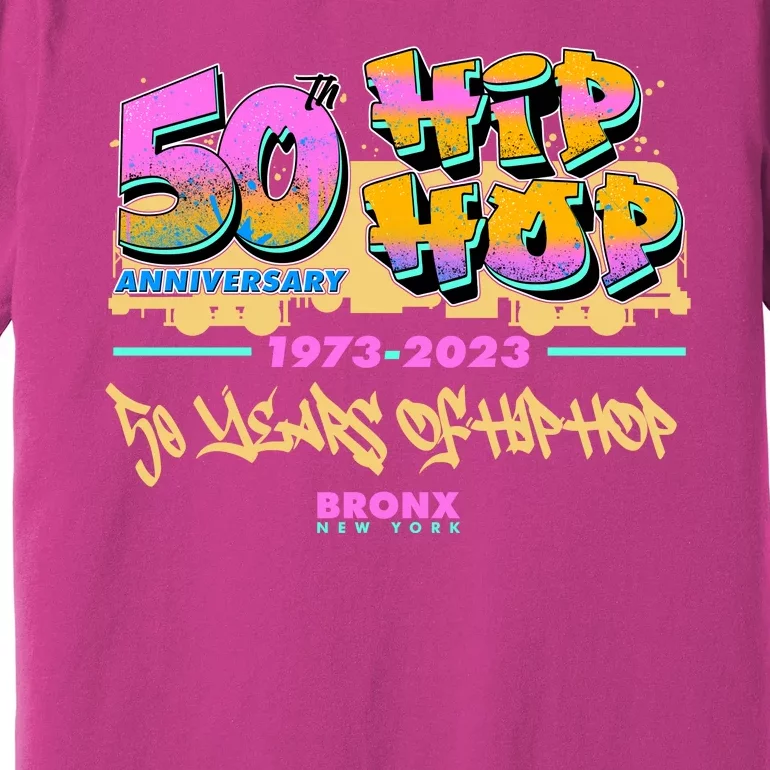 50th Anniversary Of Hip Hop Bronx New York Premium T-Shirt