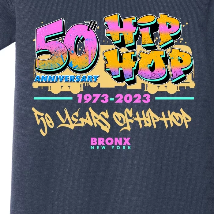 50th Anniversary Of Hip Hop Bronx New York Baby Bodysuit