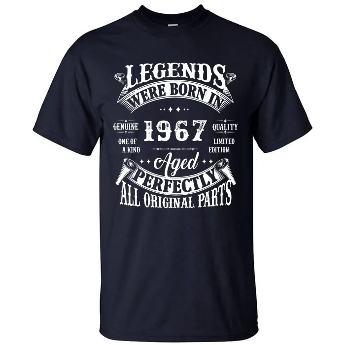 55 Birthday 1967 Gift Vintage 55 Birthday Tall T-Shirt