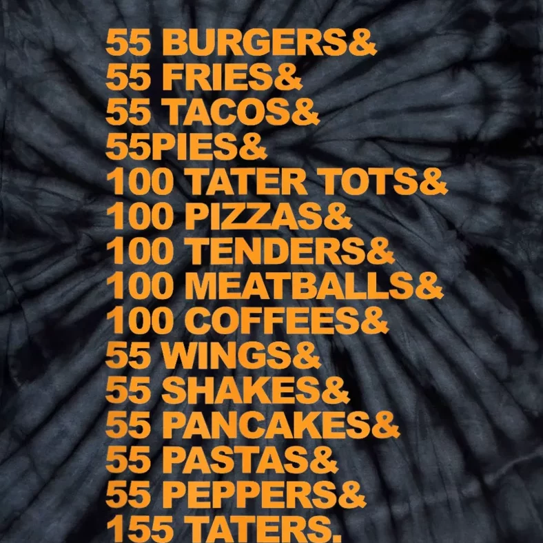 55 Burgers 55 Fries I Think You Should Leave Tie-Dye T-Shirt