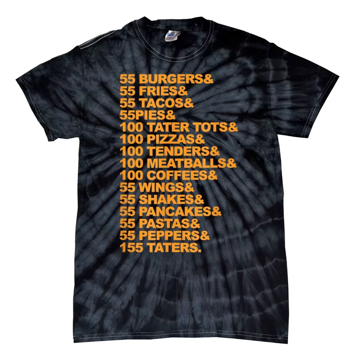 55 Burgers 55 Fries I Think You Should Leave Tie-Dye T-Shirt