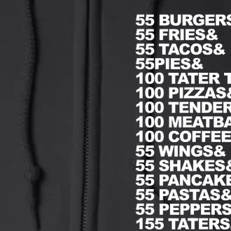 55 Burgers 55 Fries I Think You Should Leave Full Zip Hoodie