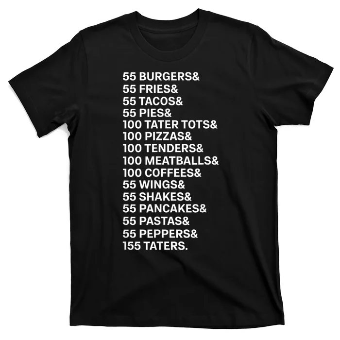 55 Burgers 55 Fries I Think You Should Leave Vintage Meme T-Shirt