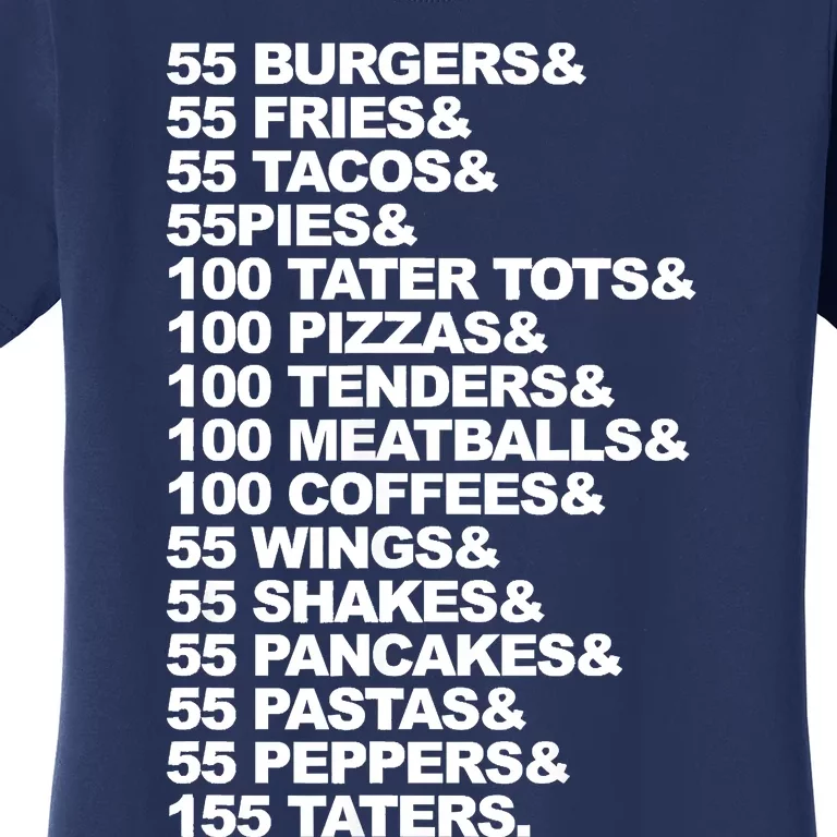 55 Burgers 55 Fries I Think You Should Leave Women's T-Shirt