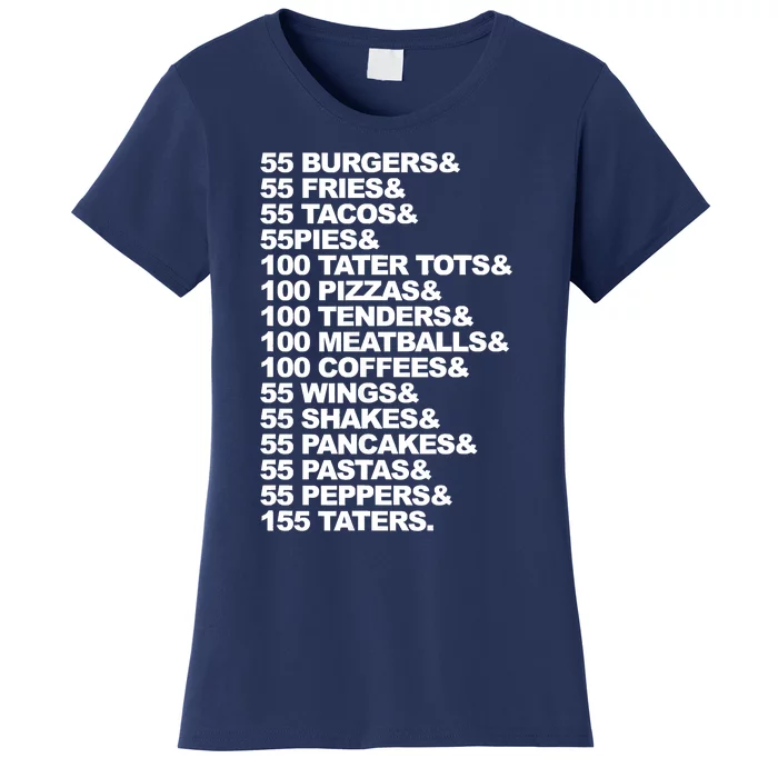 55 Burgers 55 Fries I Think You Should Leave Women's T-Shirt