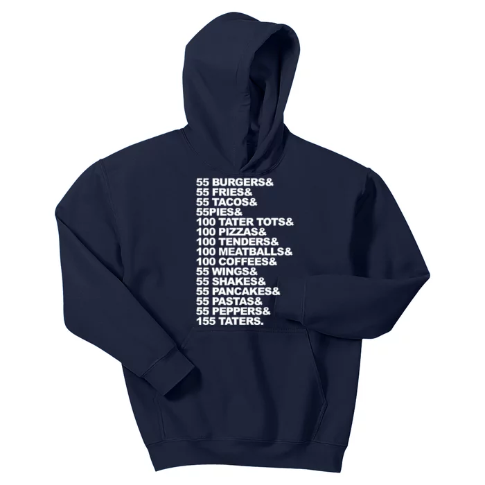 55 Burgers 55 Fries I Think You Should Leave Kids Hoodie