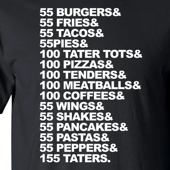 55 Burgers 55 Fries I Think You Should Leave Tall T-Shirt