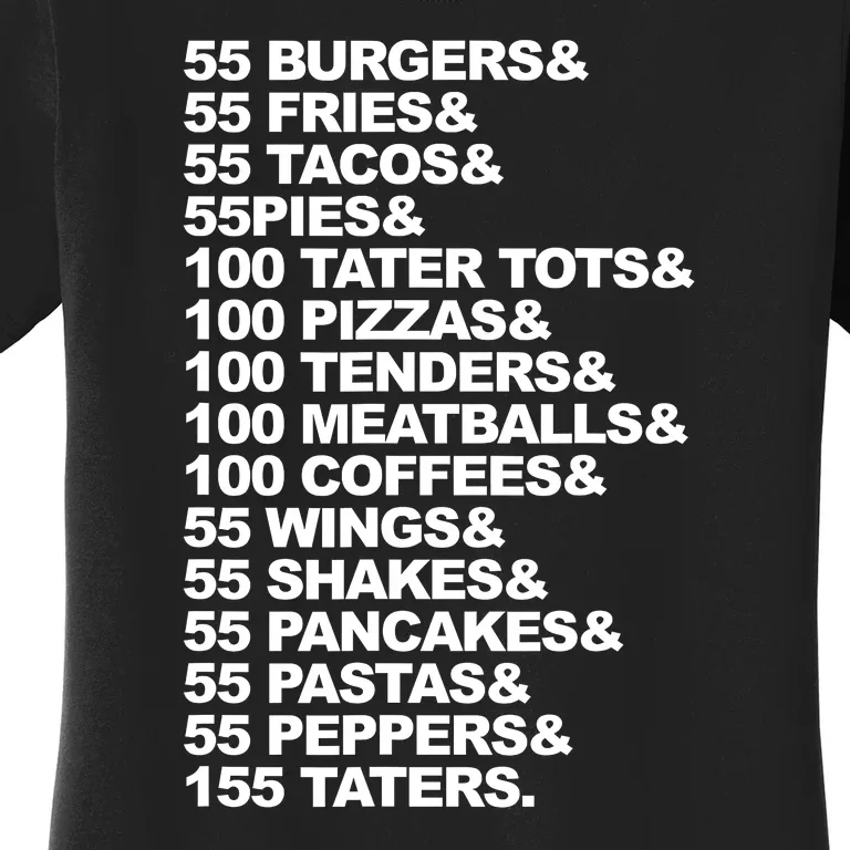 55 Burgers 55 Fries I Think You Should Leave Women's T-Shirt