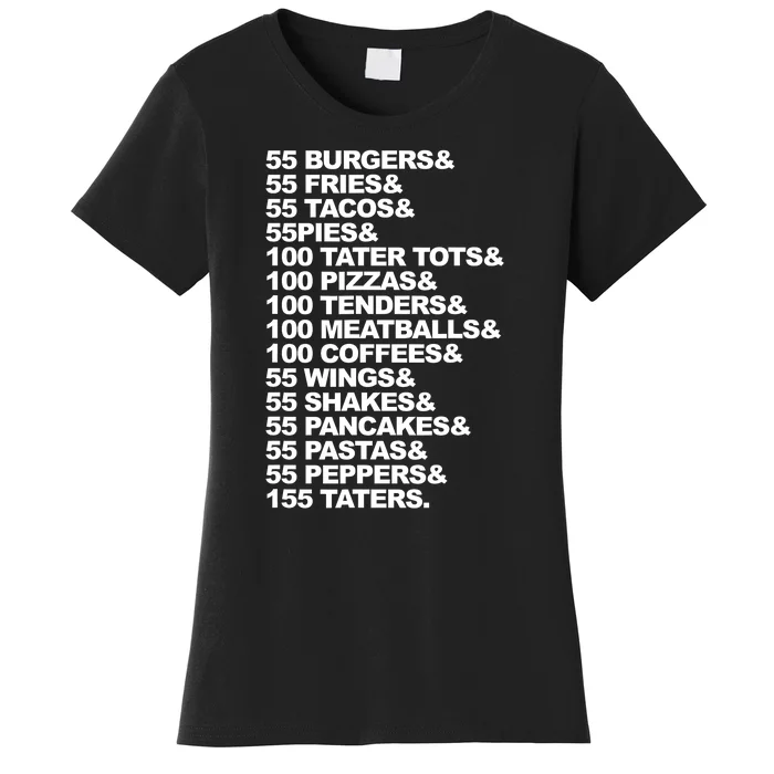 55 Burgers 55 Fries I Think You Should Leave Women's T-Shirt