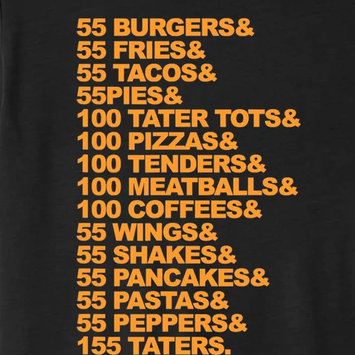 55 Burgers 55 Fries I Think You Should Leave ChromaSoft Performance T-Shirt