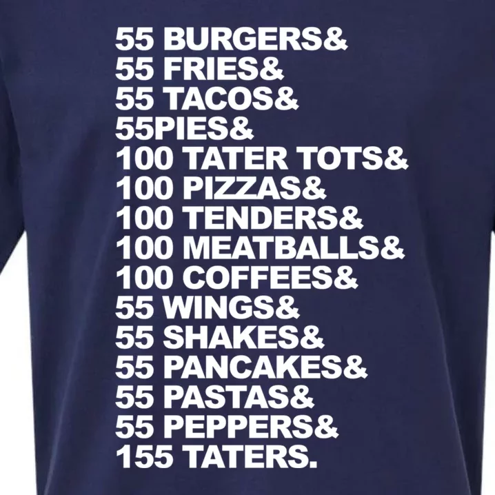 55 Burgers 55 Fries I Think You Should Leave Sueded Cloud Jersey T-Shirt