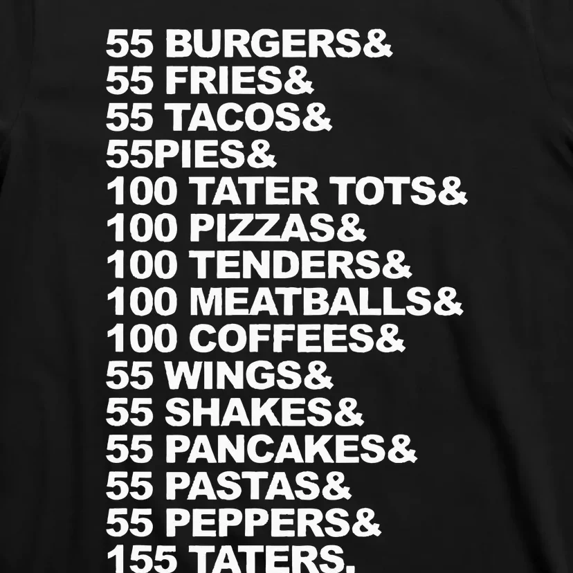 55 Burgers 55 Fries I Think You Should Leave T-Shirt