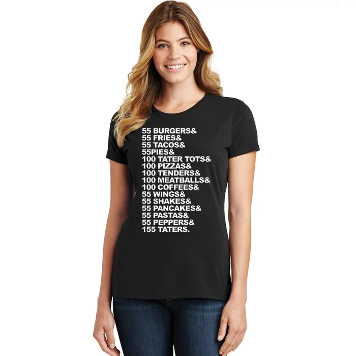 55 Burgers 55 Fries I Think You Should Leave Women's T-Shirt