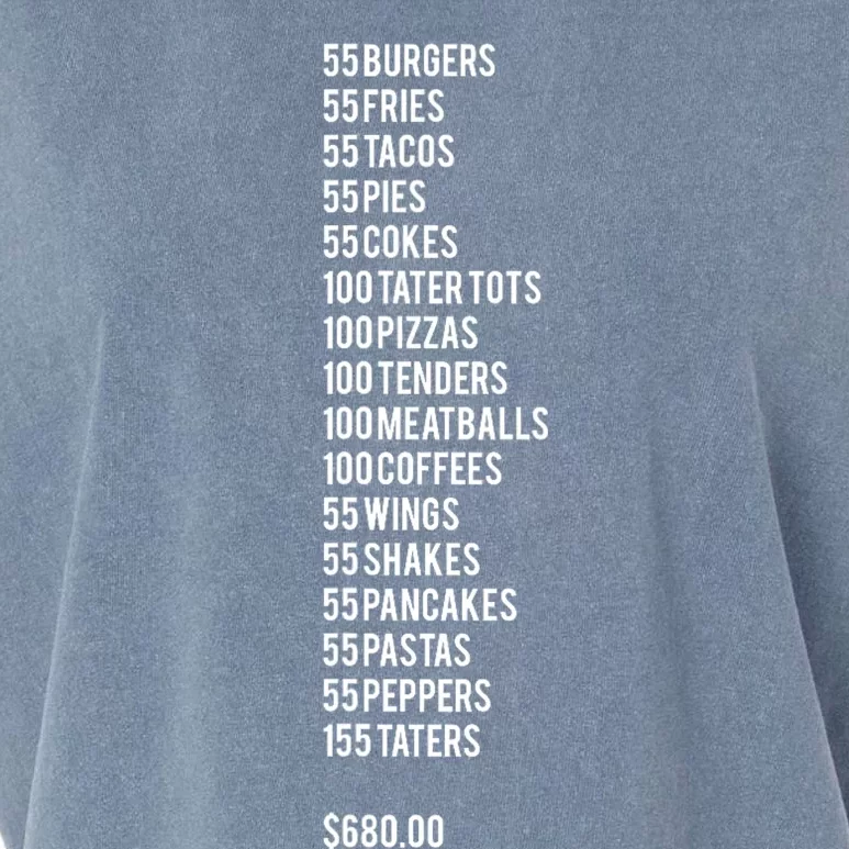 55 Burgers 55 Fries ITYSL Garment-Dyed Women's Muscle Tee