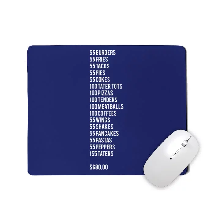 55 Burgers 55 Fries ITYSL Mousepad