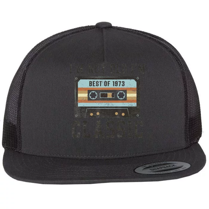 50 Birthday Best of 1973 50th Birthday BDay Flat Bill Trucker Hat