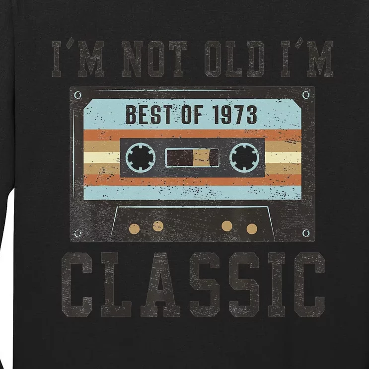 50 Birthday Best of 1973 50th Birthday BDay Tall Long Sleeve T-Shirt