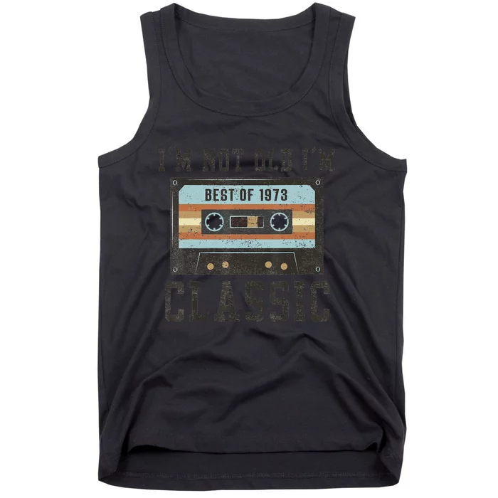 50 Birthday Best of 1973 50th Birthday BDay Tank Top