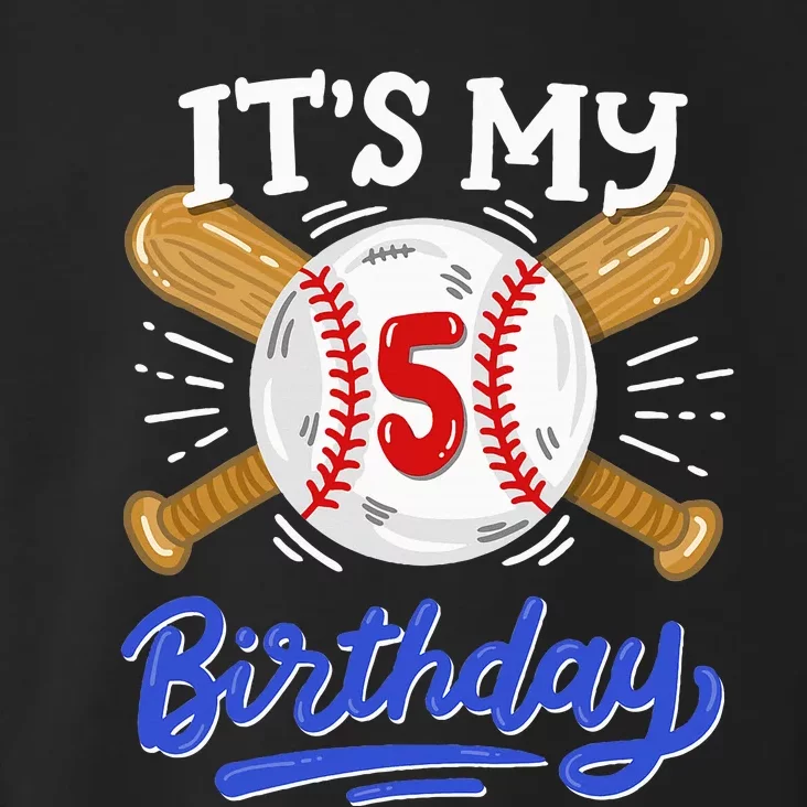 5th Baseball Birthday Party Sport Fan 5 Years Old Toddler Hoodie