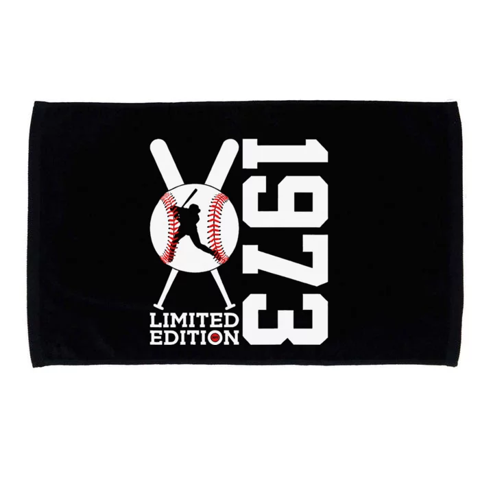 50th Birthday Baseball Limited Edition 1973 Microfiber Hand Towel