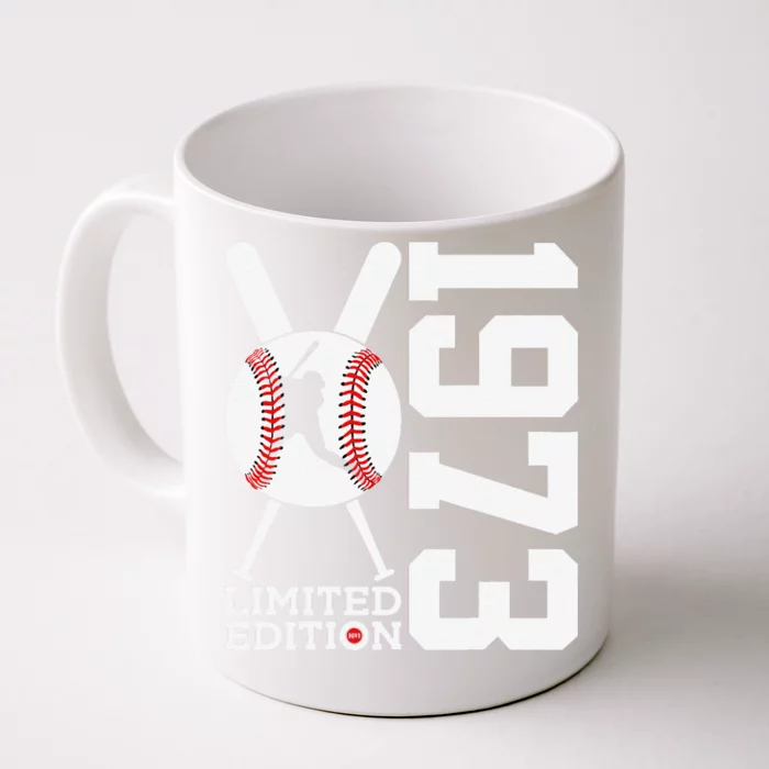 50th Birthday Baseball Limited Edition 1973 Front & Back Coffee Mug