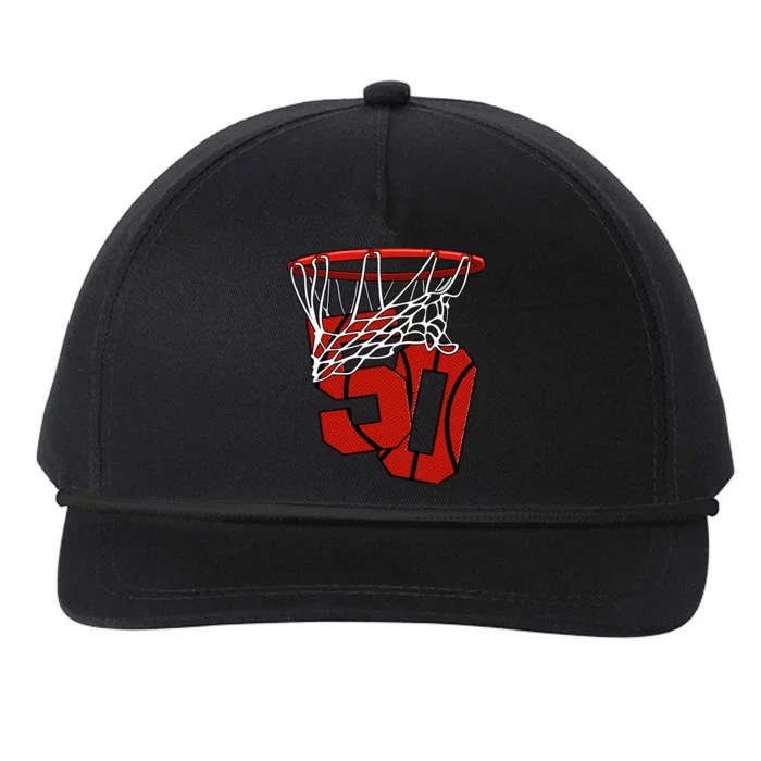 50th Basketball Birthday Basketball And Streetball Gift Snapback Five-Panel Rope Hat