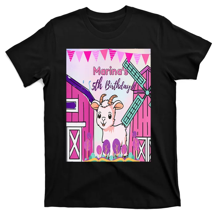 5th Birthday Bash Exploring The Goat Farm Wonderland! T-Shirt