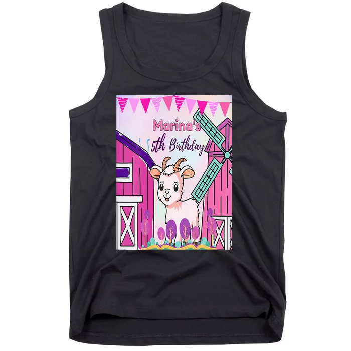 5th Birthday Bash Exploring The Goat Farm Wonderland! Tank Top