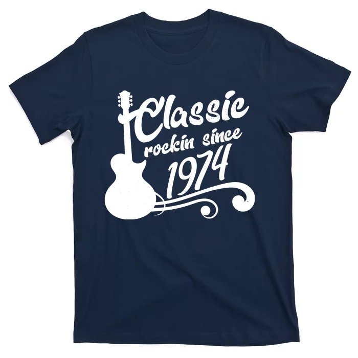 50th Birthday Classic Rockin Since 1974 T-Shirt