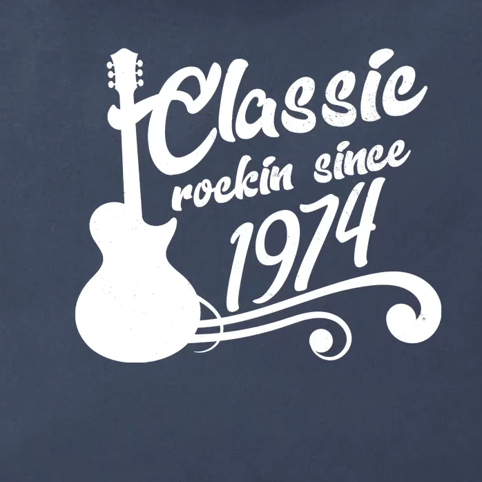 50th Birthday Classic Rockin Since 1974 Zip Tote Bag