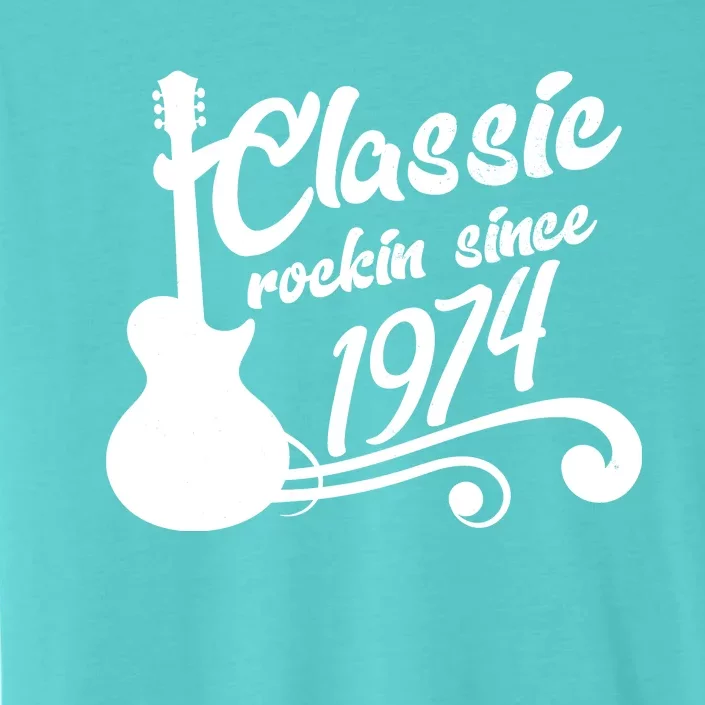 50th Birthday Classic Rockin Since 1974 ChromaSoft Performance T-Shirt