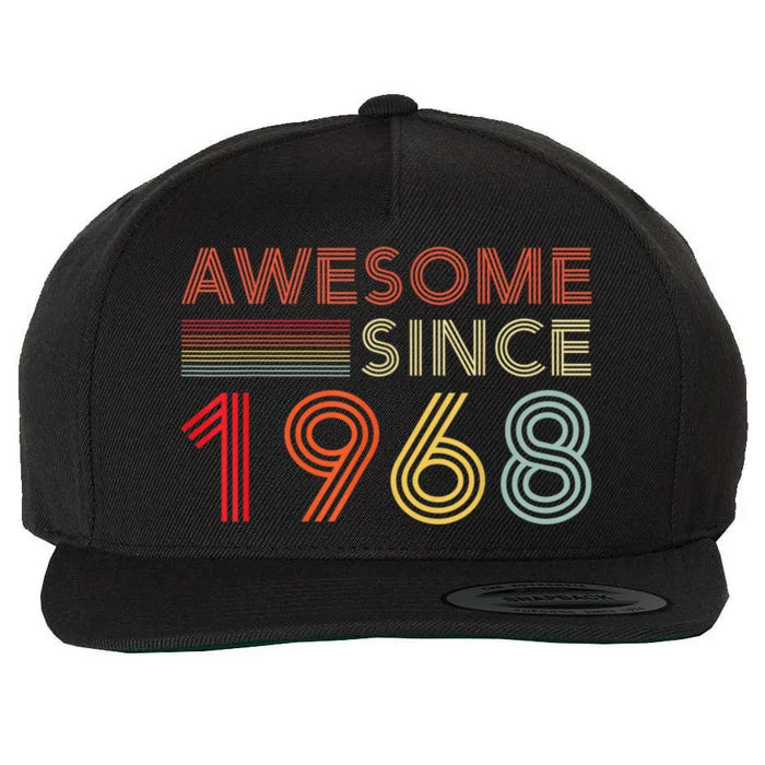 55 Birthday Decorations  Wo 1968 BDay 55th Birthday Wool Snapback Cap