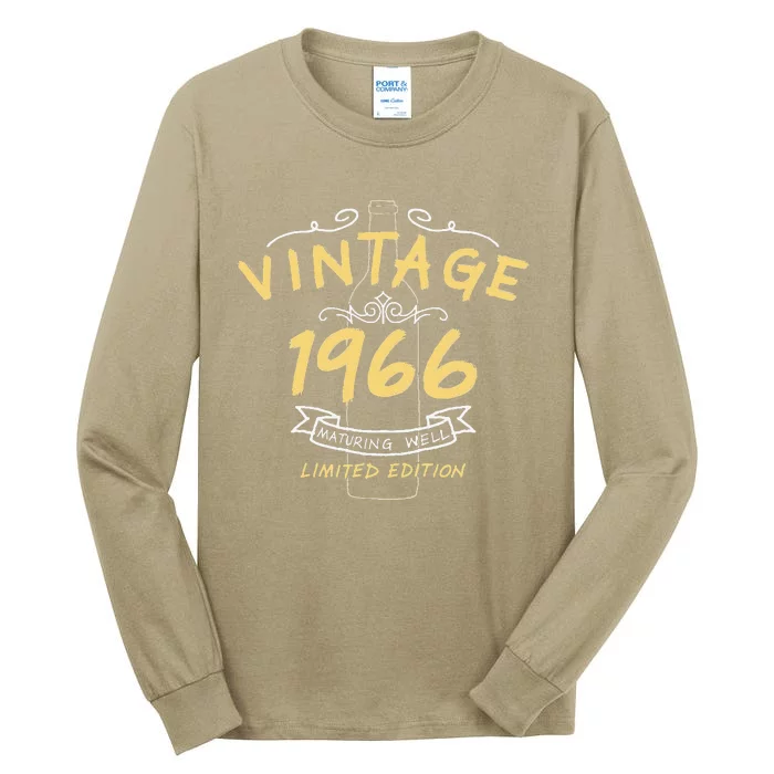 57th Birthday Fifty Vintage 1966 Limited Edition Tall Long Sleeve T-Shirt