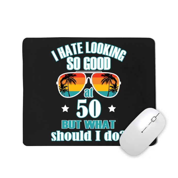 50 Birthday For Men Women 50th Anniversary For Him Her Mousepad