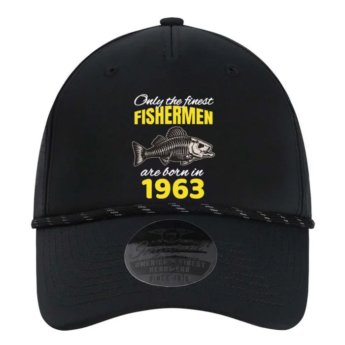 59th Birthday Fishermen Are Born In 1963 Funny Fishing Performance The Dyno Cap