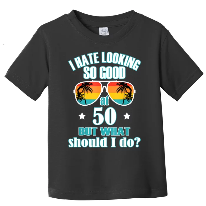 50 Birthday For Men Women 50th Anniversary For Him Her Toddler T-Shirt