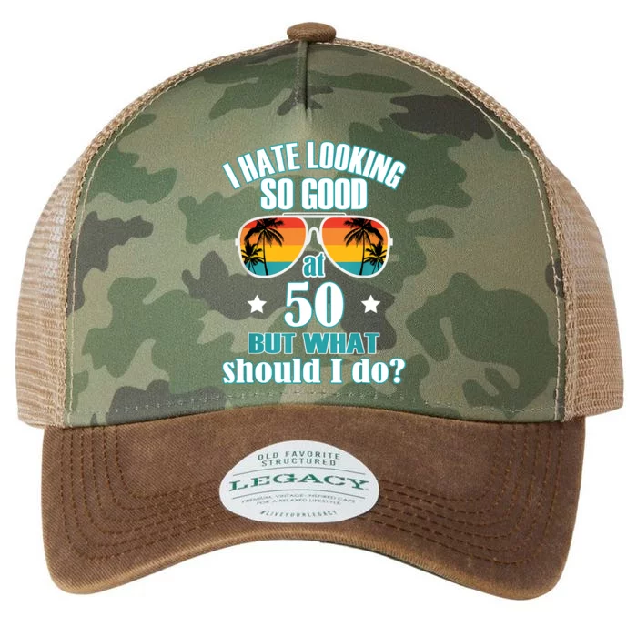 50 Birthday For Men Women 50th Anniversary Legacy Tie Dye Trucker Hat