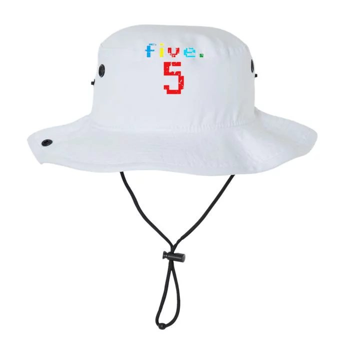 5th Birthday Five Year Old Gift Fifth Number 5 Legacy Cool Fit Booney Bucket Hat