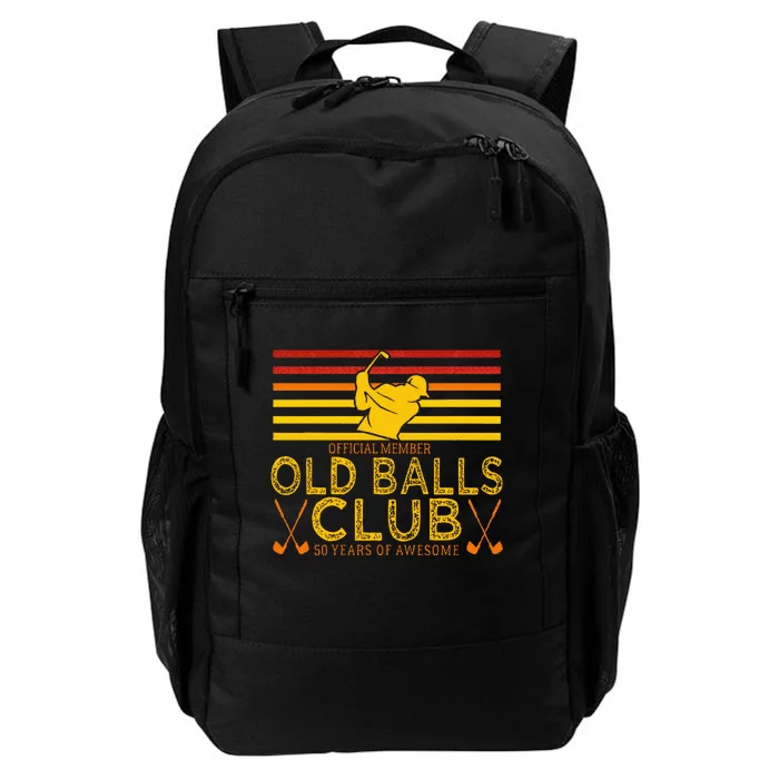 50th Birthday Funny Golf Old Balls Club Member Daily Commute Backpack